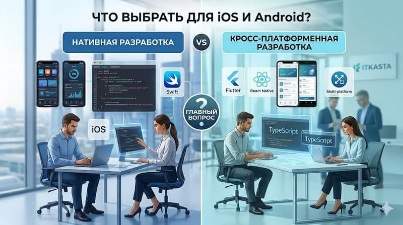 Нативная или кроссплатформенная разработка: что выбрать для iOS и Android